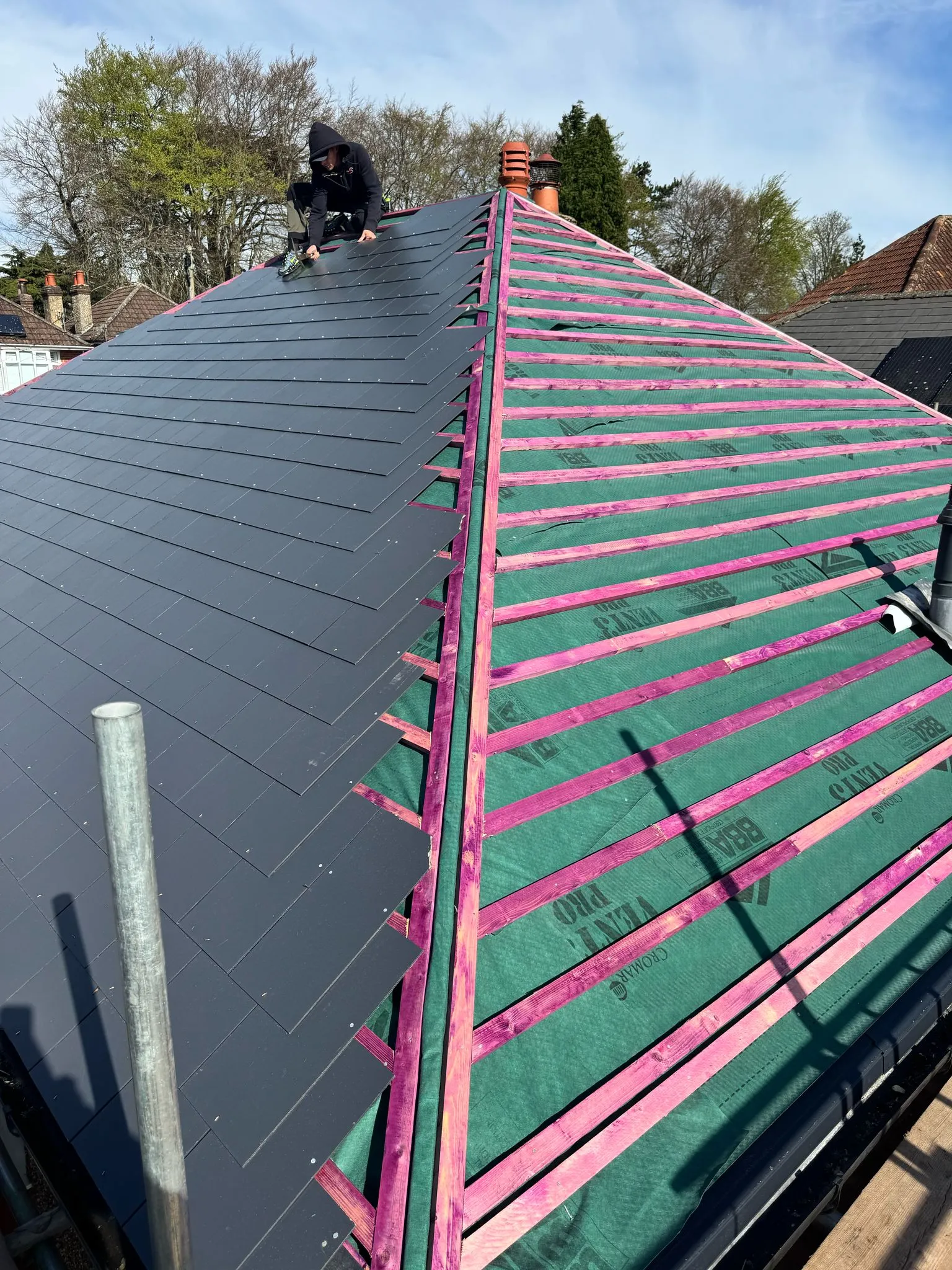 pink roof